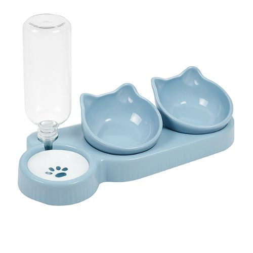 Pote 3 em 1 Ergônico para Gatos