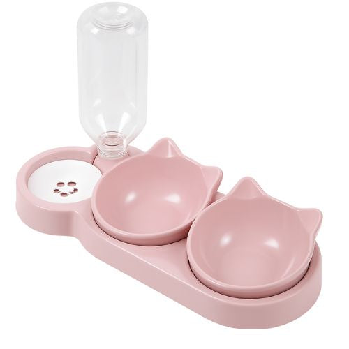 Pote 3 em 1 Ergônico para Gatos