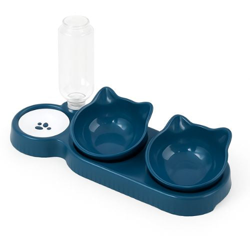 Pote 3 em 1 Ergônico para Gatos