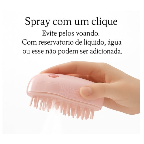 Escova Elétrica Massageadora Vaporizadora
