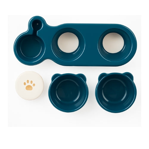 Pote 3 em 1 Ergônico para Gatos